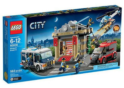 LEGO Set-Museum Break-in-Town / City / Police-60008-1-Creative Brick Builders
